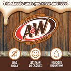 A&W, Root Beer – Powder Drink Mix - (12 boxes, 72 sticks) – Sugar Free & Delicious, Makes 72 flavored water beverages