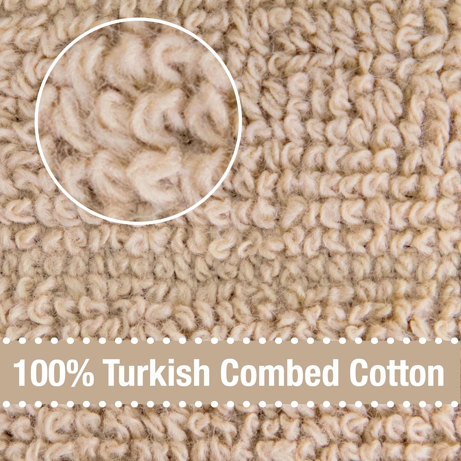 All-Clad Solid Kitchen Towel: Highly Absorbent, Super Soft Long Lasting - 100% Cotton, 17"x30" Tea Towel for Cleaning & Drying Dishes, Pans, Glassware, or Countertops, (1-Pack), Cappuccino