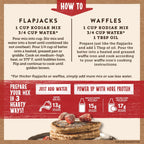 Kodiak Cakes Power Cakes, Pancake & Waffle Mix, Raspberry Lemon, High Protein,100% Whole Grains (Pack of 6)