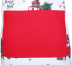 AMOUR INFINI Cotton Womens Apron for Kitchen, Grilling, Baking with Pockets & Adjustable Strap Washable, Reusable Spring Apron (27.5 x 33 Inches)