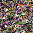 Dynastang Monster Sprinkles Halloween Edible Eyes Cake Decoration Cupcake Toppers Cookie Decorating Perfect for Cakes, Cupcakes, Desserts Toppings 3OZ