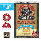 Kodiak Cakes Power Cakes - Protein Pancake Mix & Waffle Mix - 100% Whole Grain- Birthday Cake Flavor (Pack of 6)