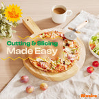 Riveira Teak Wood Cutting Board – Gourmet Teak Grandeur: 17 x 12 Wooden Cutting Board – Natural Wooden Cutting Boards For Kitchen Decorative – Innovative Juice Grooves Teak Wooden Chopping Board