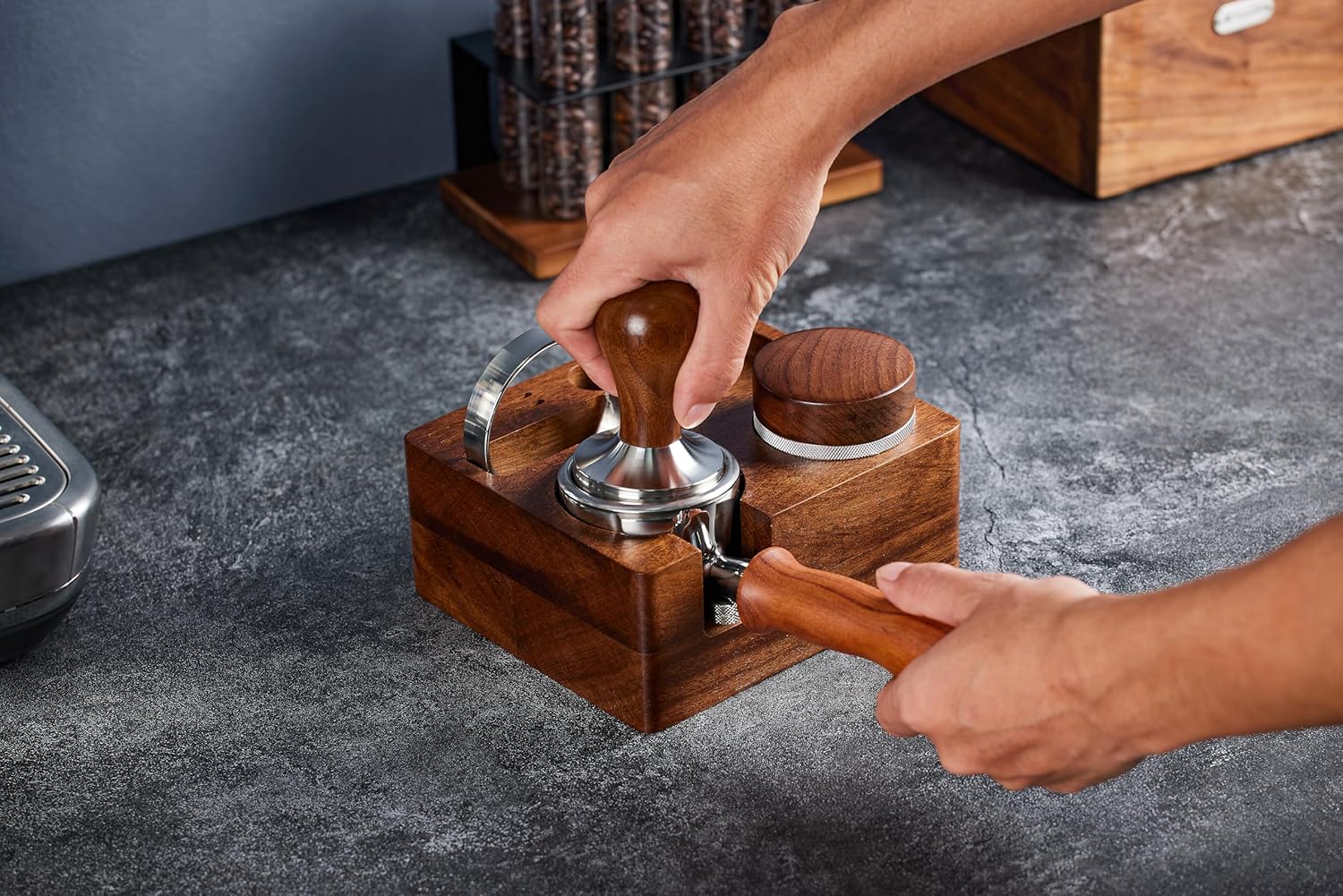 bottomless portafilter for espresso machines (58mm for gaggia)