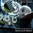 Nomnu Coffin Coffee Bar Mat For Countertop - Goth Kitchen Halloween Decor - Gothic Coffee Bar Accessories 17x11" Inch Non Slip Spill Bar Mat - Spooky Gifts