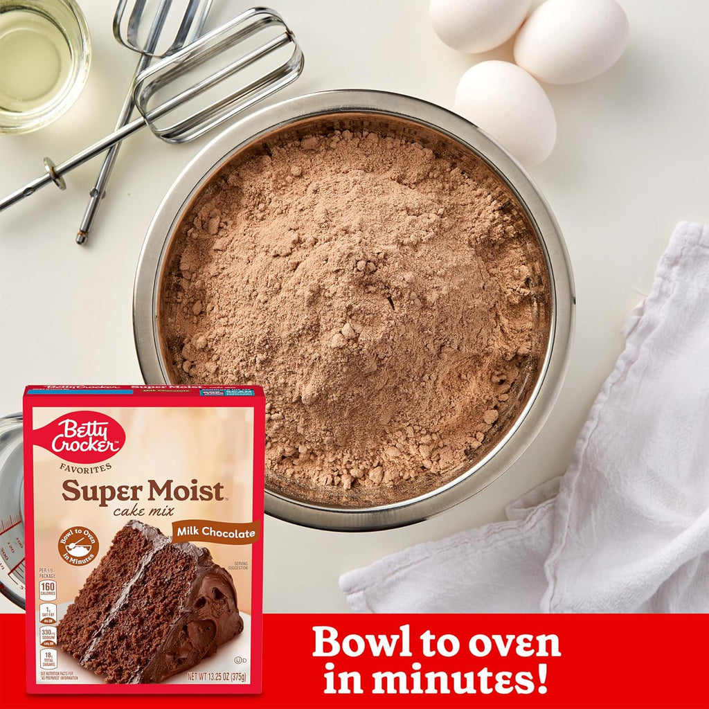 Betty Crocker Favorites Super Moist Butter Recipe Yellow Cake Mix, 13.25 oz (Pack of 12)