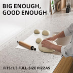 KORVOS Stainless Steel Cutting Boards, Food Grade 304 stainless steel cutting board with lip, Metal Chopping Boards for Kitchen, Meat, Fruits&Baking, Heavy Duty&Non-Slip, 15.7" x 19.7"