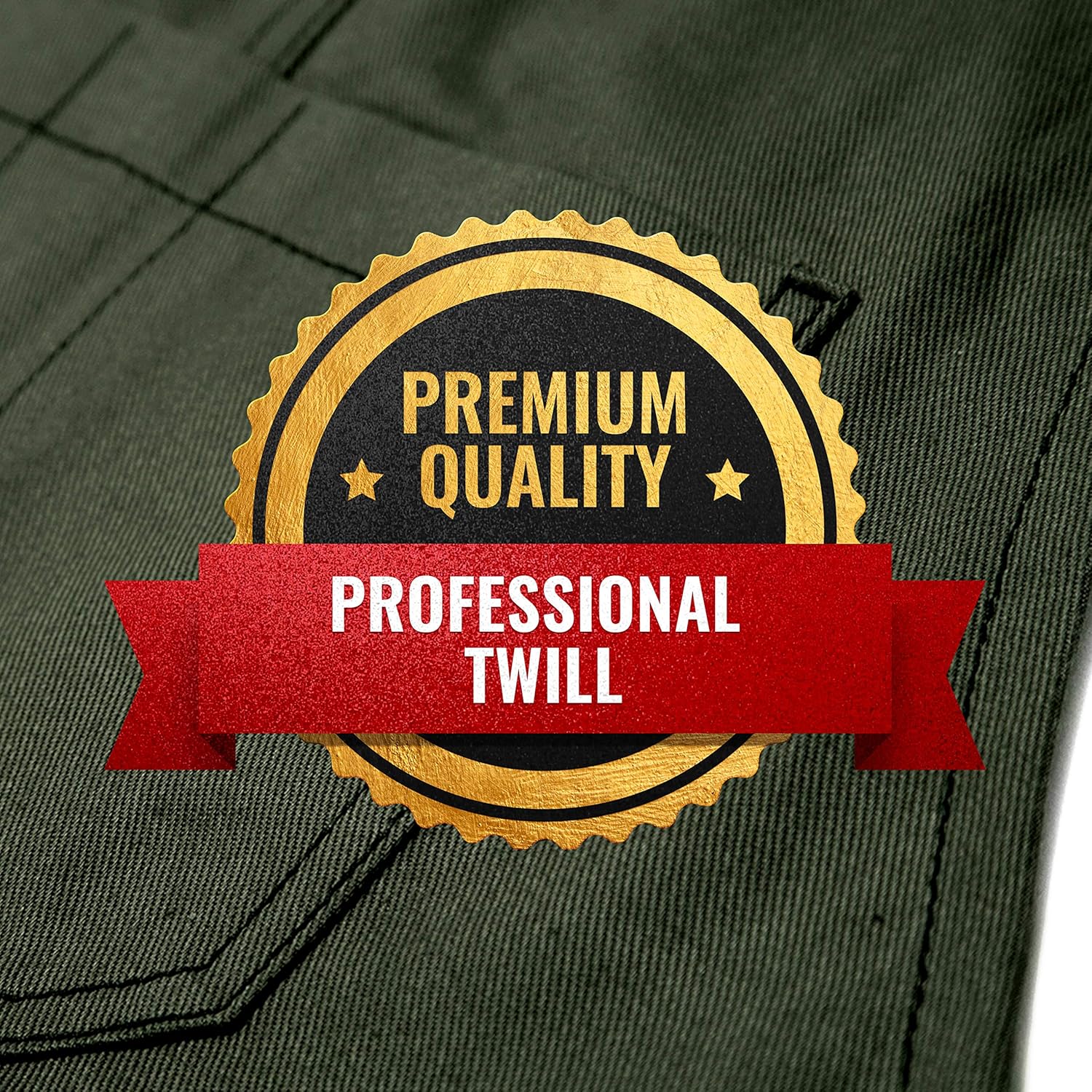 Under NY Sky Cross-Back Moss Green Apron – Durable Twill with Leather Reinforcement and Split-Leg – Adjustable for Men and Women – Pro Chef, Tattoo, Baker, Barista, Bartender, Stylist, Server Aprons