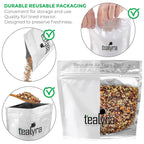 Tealyra - Senna Quick Cleanse - Detox Blend - Hibiscus - Rosehip - Pomegranate - Herbal Fruity Loose Leaf Tea - Hot or Iced - Caffeine Free - 112g (4-ounce)