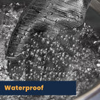 GEEKHOM 18-Inch Heat Resistant Gloves 932°F for BBQ Grilling, Waterproof Long Sleeve Anti-Slip Cooking Gloves – Textured Grip Protection