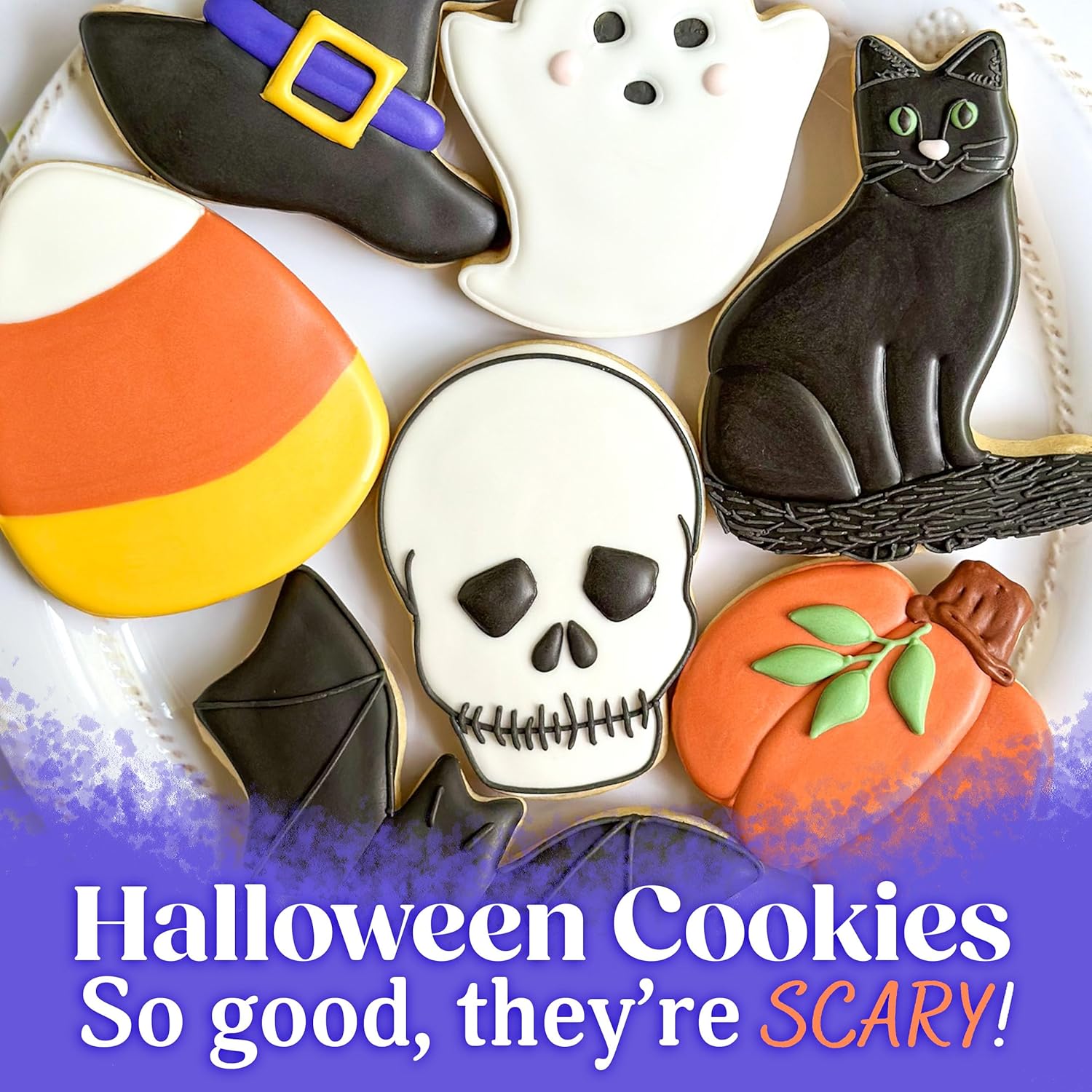 Halloween & Thanksgiving Pumpkin Patch Cookie Cutters 3-Pc. Set Made in USA by Ann Clark