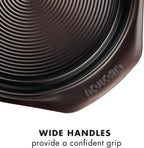 Circulon Nonstick Bakeware, Nonstick Cookie Sheet/Baking Sheet - 10 Inch x 15 Inch, Chocolate Brown (Pack of 2)