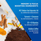 VitaCup Decaf Genius Keto Coffee Pods with MCT Oil, Turmeric, and Vitamins B1, B5, B6, B9, B12, D3 for Focus in Recyclable Single Serve Pod Compatible with K-Cup Brewers Including Keurig 2.0, 64 CT