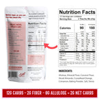 Sweet Logic Keto Baking Mix - Orange Almond Muffin - Gluten-Free - Dairy Free - Diabetic-Friendly - High Protein - Allulose - Stevia - Low Sugar - Low Carb - Quick 20-Minute Prep (1-2G Net Carbs Per Serving)