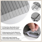 Stone Drying Mat for Kitchen Counter-Super Absorbent PU Dish Drying Mat, Quick Dry Stone Mat Kitchen for Dishes, Bottles & Cups, Large Foldable Stone Dish Drying Mat, Non-Slip Kitchen Mat