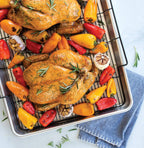 Nordic Ware Extra Large Oven Crisping Baking Tray, with Rack, Silver