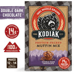 Kodiak Cakes Power Bake Muffin Mix, Double Dark Chocolate, 14 Ounce (Pack of 6)