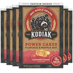 Kodiak Cakes Power Cakes, Pancake & Waffle Mix, Raspberry Lemon, High Protein,100% Whole Grains (Pack of 6)