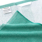 Homaxy Premium Kitchen Towels(18”x 28”, 6 Pack), Large Cotton Kitchen Hand Towels, Flat and Terry Dish Towels, 380 GSM Highly Absorbent Tea Towel Set with Hanging Loop, Green