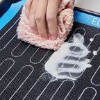 Non-Stick GUY DREAM Perforated Silicone Baking Mat 11-4/5" x 15-3/4" - 2PCs Eclair Mat for Baking - Steaming Mesh For Half Size Cooking Sheet