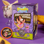 Bones Coffee Company Spongebob Goofy Goober Sundae, Banana Split Flavored Coffee Pods, Low Acid Medium Roast Single-Serve Bones Cups, Compatible with1.0 & 2.0 Capsule Brewers Coffee Maker, 12 Count