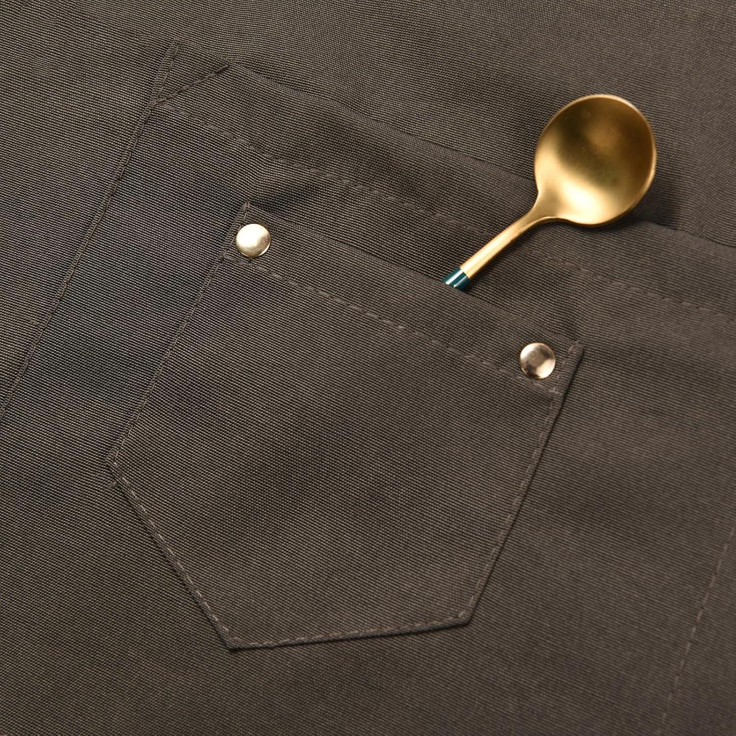 Tosewever Art Aprons for Women Painting Pottery Baking, Mens Buckle Straps Kitchen Apron with Pockets for Chef Cooking