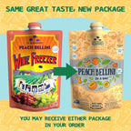 Lt. Blender's Peach Bellini in a Bag - Wine Slushie Mixes - Each Bag Makes 1/2 Gallon of Frozen Peach Bellini Mix – Non-GMO Wine Freezer mix - Make with Wine, Liquor or as a Mocktail - (Pack of 5)