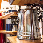 GSI Outdoors Percolator Coffee Pot I Glacier Stainless Steel Ultra-Rugged for Brewing Coffee Over Stove and Fire Ideal for Group Camping, 36 Cup