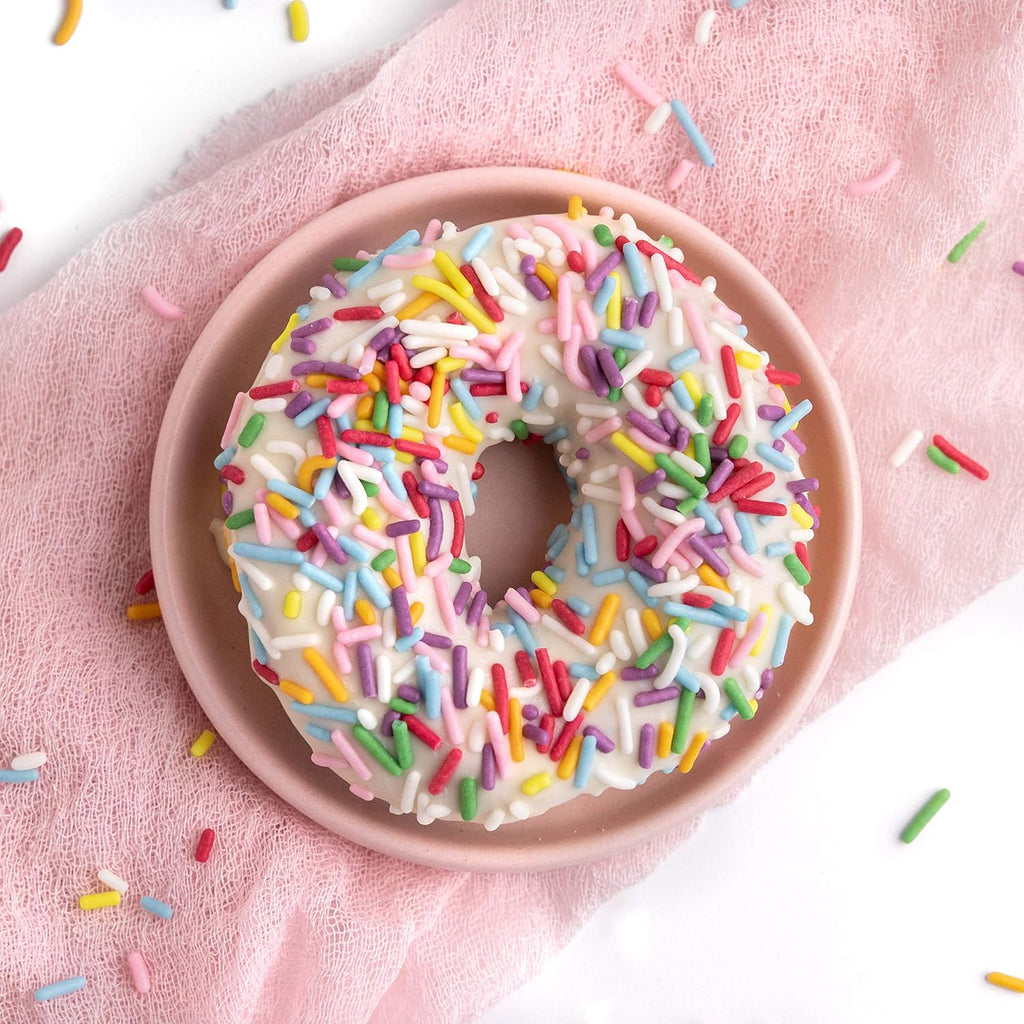 Sweets Indeed Sprinkles, Natural Rainbow Edible Sprinkle Mix, Perfect for Cake Decorations, Baking, Ice Cream, Cookies, Cupcake Topper, 3.95 ounces