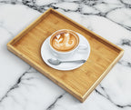 Bam & Boo (4-Pack) Natural Bamboo Rectangle Serving & Vanity Tray - for Kitchen, Bathroom, Countertop, Coffee Table (13" x 9" x 1.2")