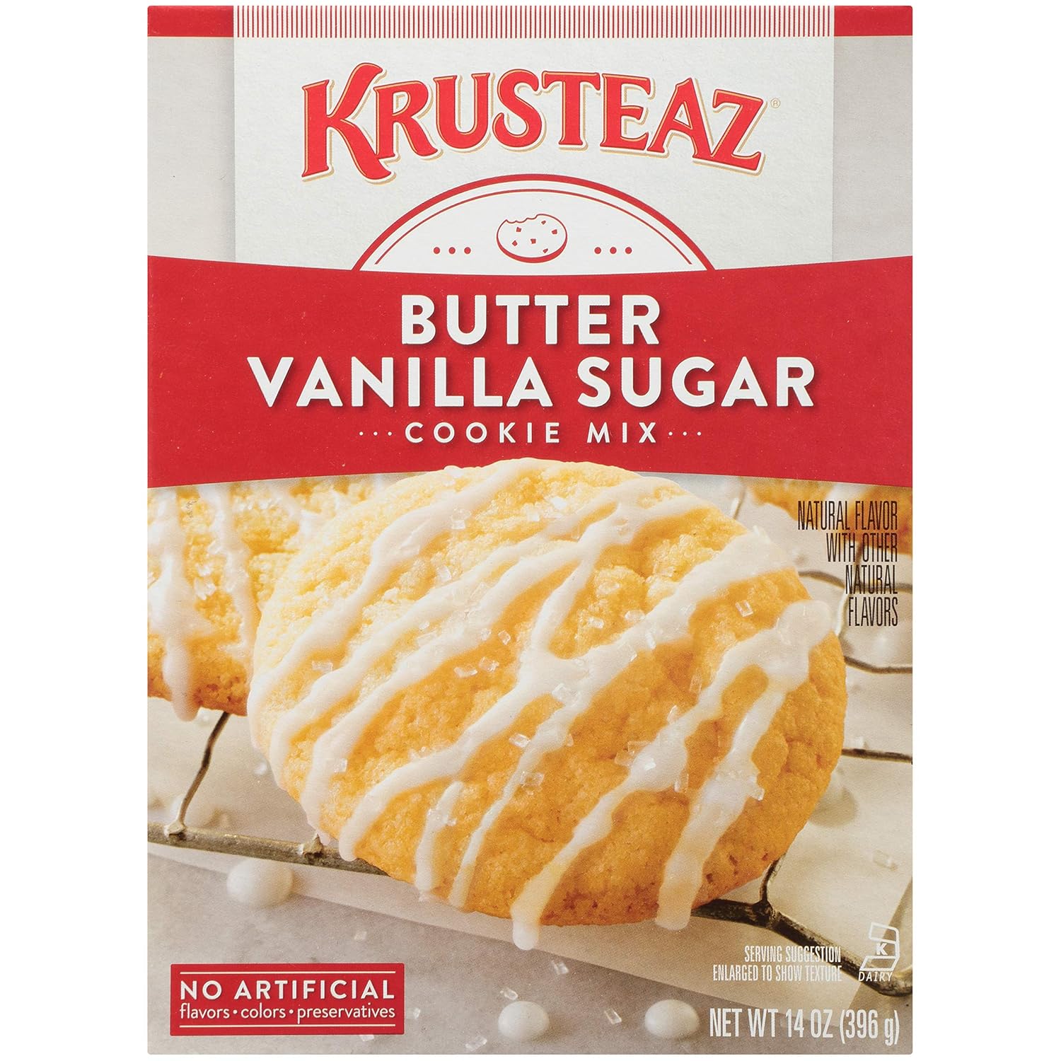 Krusteaz Cookie Mix, Butter Vanilla Sugar Cookie Mix, 14-Ounce Box (Pack of 1)
