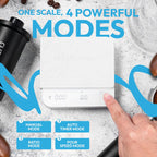 Mini Coffee Scale with Timer – Digital Barista Weight Scale with Designer-Patterned Tamper Mat, 0.1g High Precision, Portable & Rechargeable for Espresso, Pour Over, Drip, and Kitchen Brewing Use