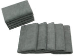 Microfiber Dish Cloths Ultra Absorbent Kitchen Dish Rags for Washing Dishes Fast Drying Cleaning Cloth 12InchX12Inch 10 Pack Gray