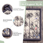 Maison d' Hermine Pot Holders 100% Cotton Heat Resistant Potholders 8" x 8" Hot Pads with Loop BBQ, Cooking, Baking, Grilling, Kitchen, Handling Hot Pans (Pack of 1, Amazonia)