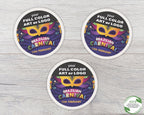 B.E. Green Custom Coasters - Pulpboard Personalized Coasters for Drinks - Full Color Print - Reusable & Absorbent - Beverage Coaster - Promotional Events & Celebrations - Pack of 50-4" Round Coaster