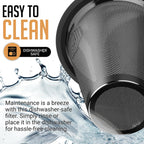 HEXNUB Reusable Coffee Filter for Fellow Stagg XF - Stainless Steel Paperless Pour Over Brewing, Sustainable Mesh Filter for Fellow Coffee Makers