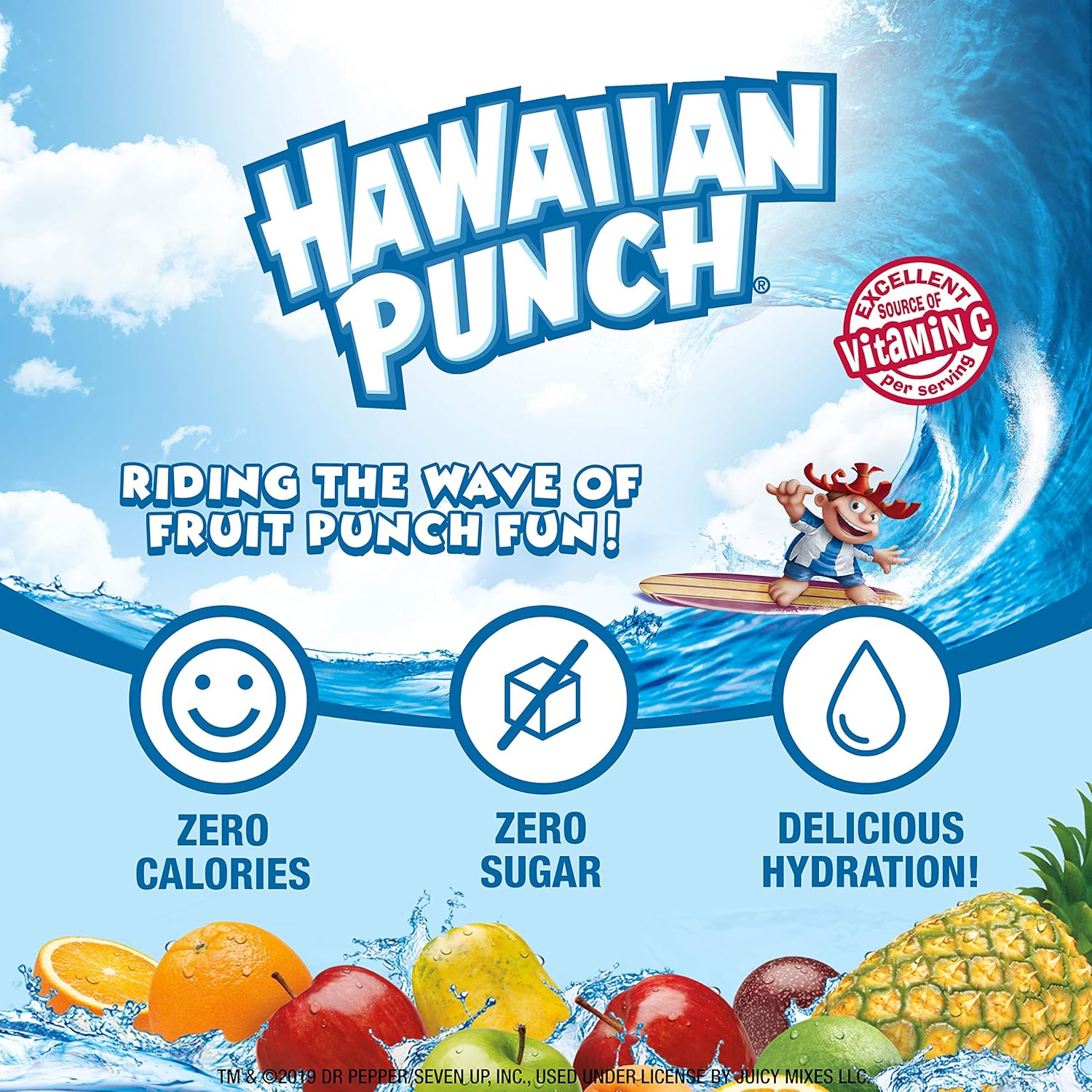 Hawaiian Punch, Variety Pack, Liquid Water Enhancer – New, Better Taste! (4 Bottles, Makes 96 Flavored Water Drinks) – Sugar Free, Zero Calorie