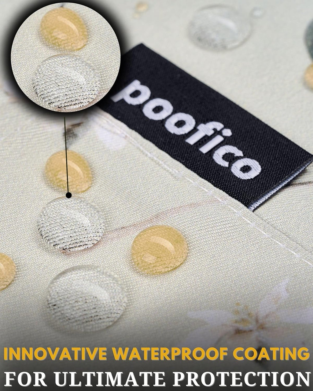 Premium Adjustable Cooking Aprons for Women with Pockets| Poly-Cotton Waterproof Kitchen Apron| Cute Floral Design, Long Ties