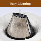 2 Pack Reusable Coffee Filters, Gold Metal Permanent Coffee Filter Basket Replacement for Cuisinart and Ninja Coffee Maker (8-12 Cup), Food-grade and Easy Cleaning