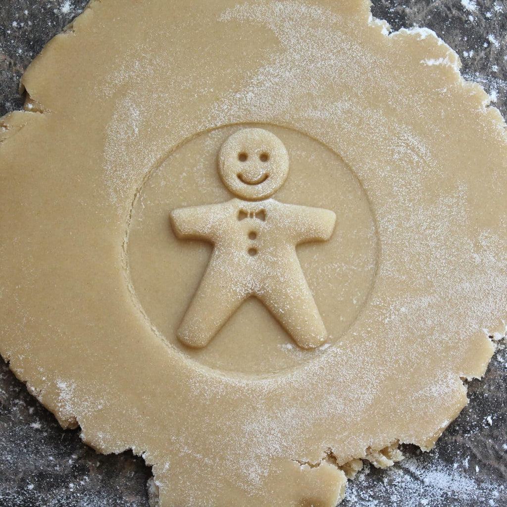 Wood Cookie Stamp, 2.5 Inch (Gingerbread Man CS-052)