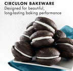 Circulon Nonstick Bakeware, Nonstick Cookie Sheet/Baking Sheet - 11 Inch x 17 Inch, Dark Gray (Pack of 2)