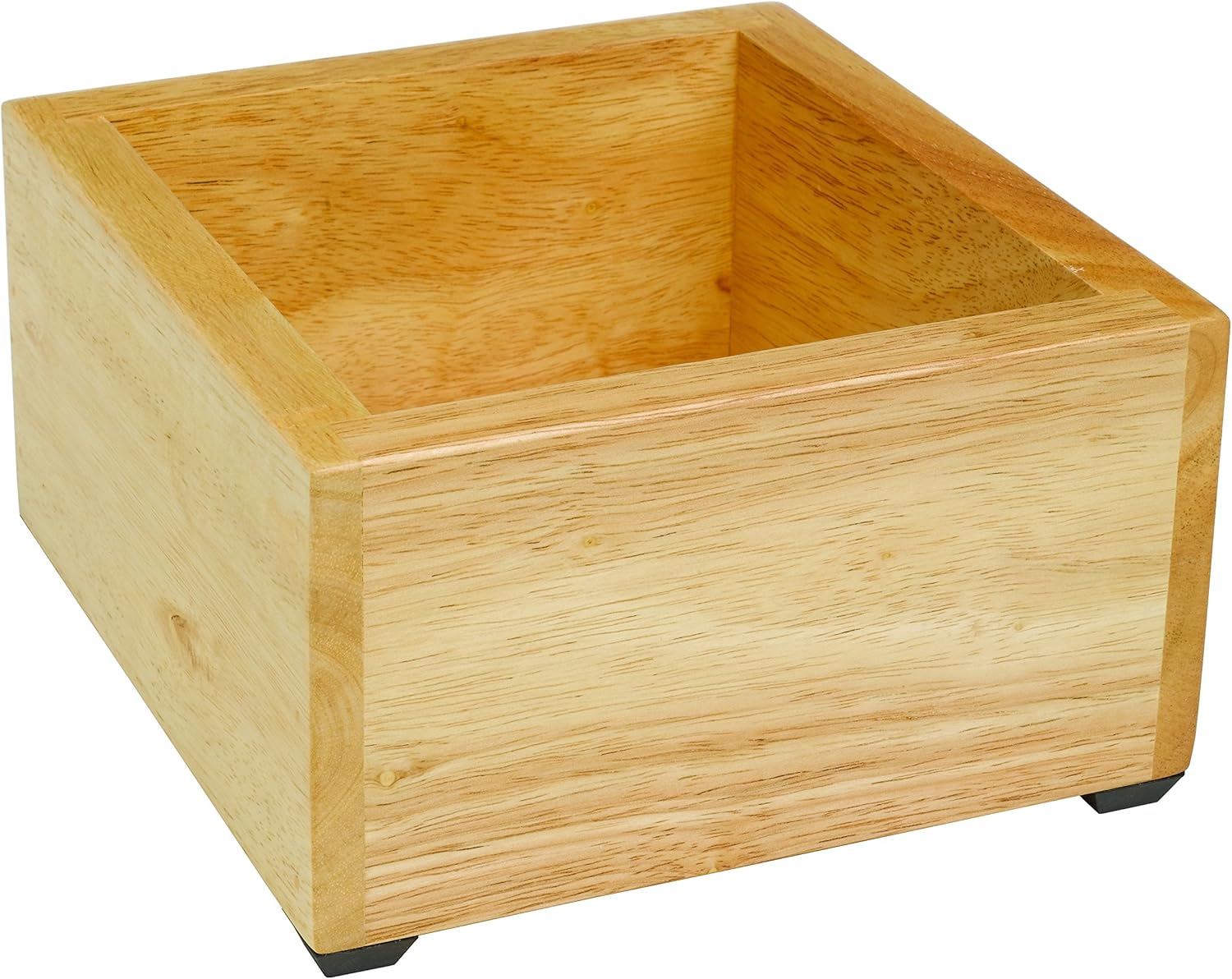 Rattleware Maple Knock Box Holder - Heavy Duty Design - Perfect for Home, Café, & Commercial Use - Trusted by Baristas Worldwide (6" x 5.5" x 4")