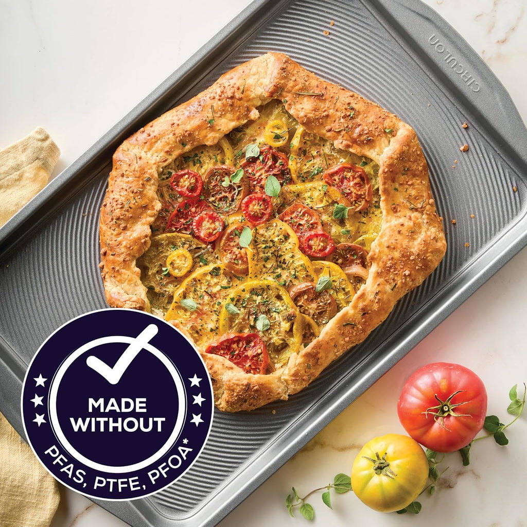 Circulon Nonstick Bakeware, Nonstick Cookie Sheet / Baking Sheet - 11 Inch x 17 Inch, Dark Gray