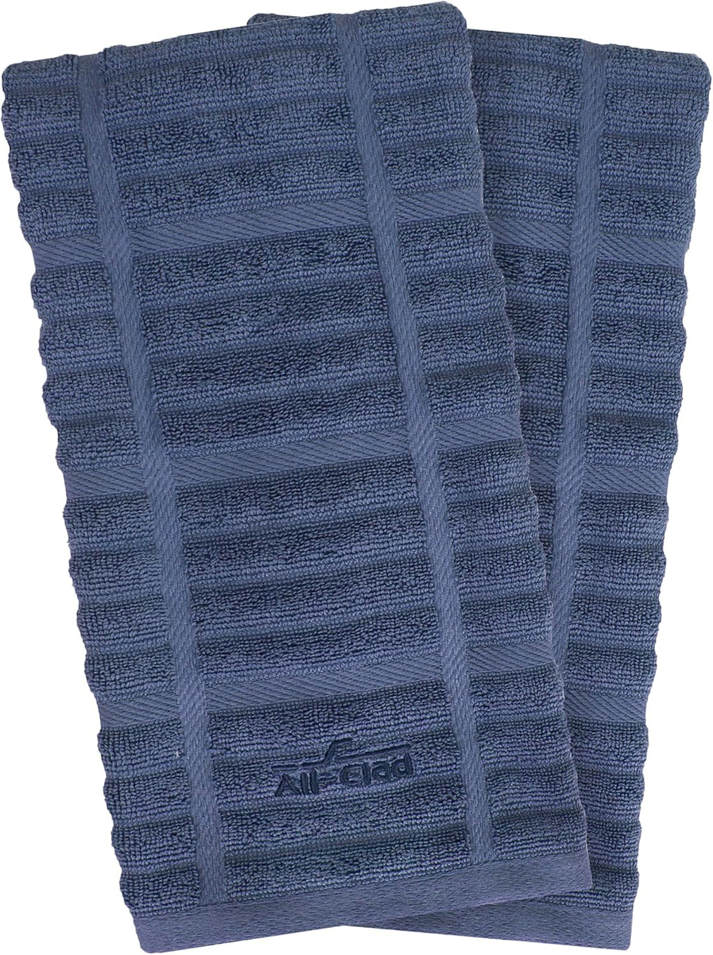 All-Clad Solid Kitchen Towels, 2-Pack, Indigo