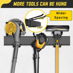 Garage Wall Organizer,12Pack Carries 600 lbs,Garden Tool Organizer 49.5in With Large Storage Space,Easy Assembly, Sturdy Design,for Efficient Tool Storage Garage Organization