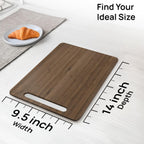 Ibyx Elegant Sliding Tray for Your Coffee Maker & Heavy Kitchen Appliances - Sturdy, Slides Easily from Under The Cabinet (Brown, 9.5”W x 14”D)