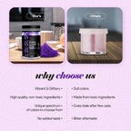 BeePoint Violet Edible Luster Dust 15g - Food Grade, Vibrant Color Shimmer Powdered Dust for Drinks, Cocktails, Cake Decorating, Baking, Chocolates, Candy, Sweets, & Cookies - Vegan & Gluten Free