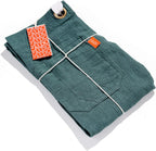 Caldo Linen Kitchen Apron - Mens and Womens Linen Bib Apron - Adjustable with Pockets (Spruce)