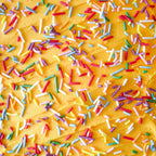 Sweets Indeed Sprinkles, Natural Rainbow Edible Sprinkle Mix, Perfect for Cake Decorations, Baking, Ice Cream, Cookies, Cupcake Topper, 3.95 ounces