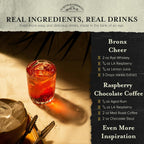 Liquid Alchemist Raspberry Syrup for Drinks - Real Ingredients Make our Raspberry Puree for Drinks the Perfect Drink Mixer - Our Cocktail Syrup is Non-GMO & Vegan (25 oz)